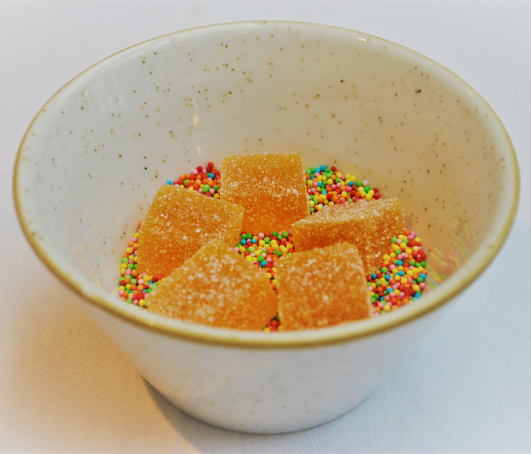 golden beetroot pate de fruit