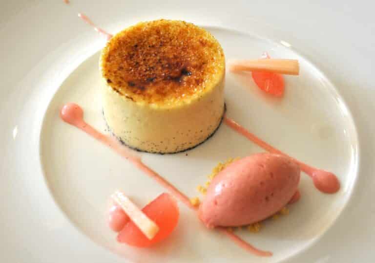 freestanding creme brulee